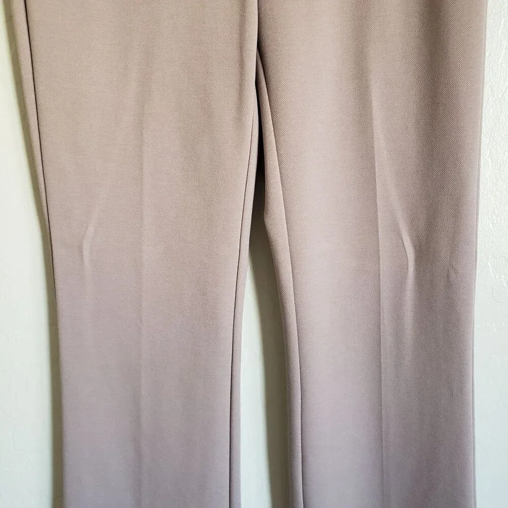 Simply Vera Vera Wang High-Waisted Flare Trouser Pants Sz Womens 2 Career Office